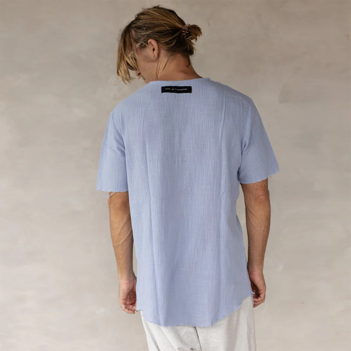 Long tee blue