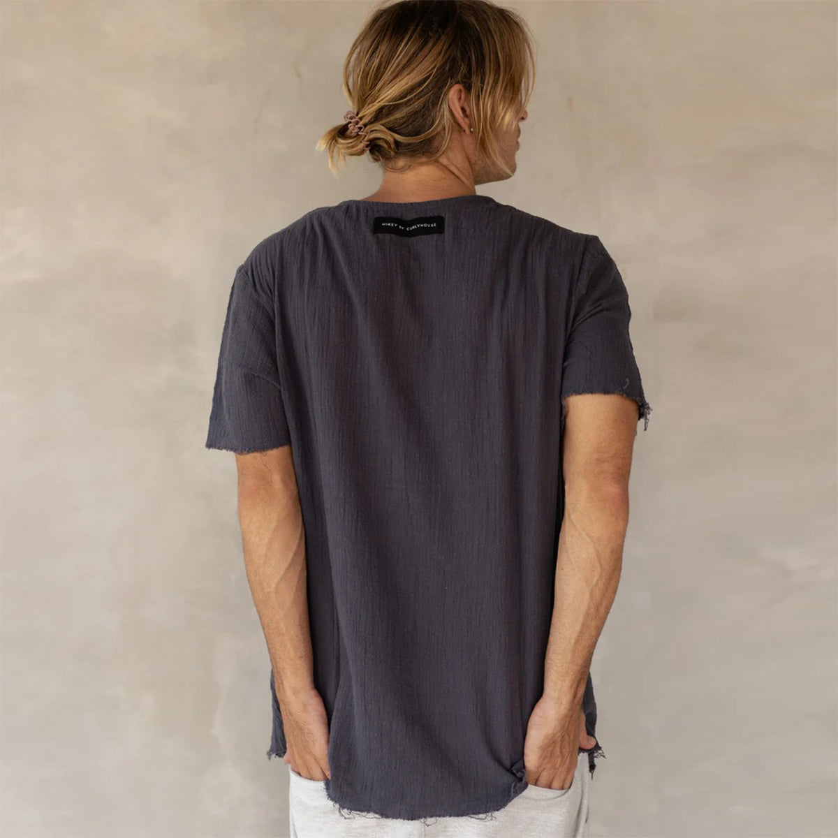 Long tee grey