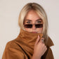 MANDI SUNGLASSES CHESTNUT
