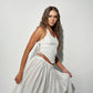 CORSET-TOP IN WHITE