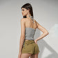 CORSET-TOP IN GREY