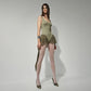 BODYSUIT DRESS KHAKI