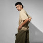 BAGGY UNISEX PANTS IN KHAKI