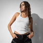 CORSET-TOP IN WHITE