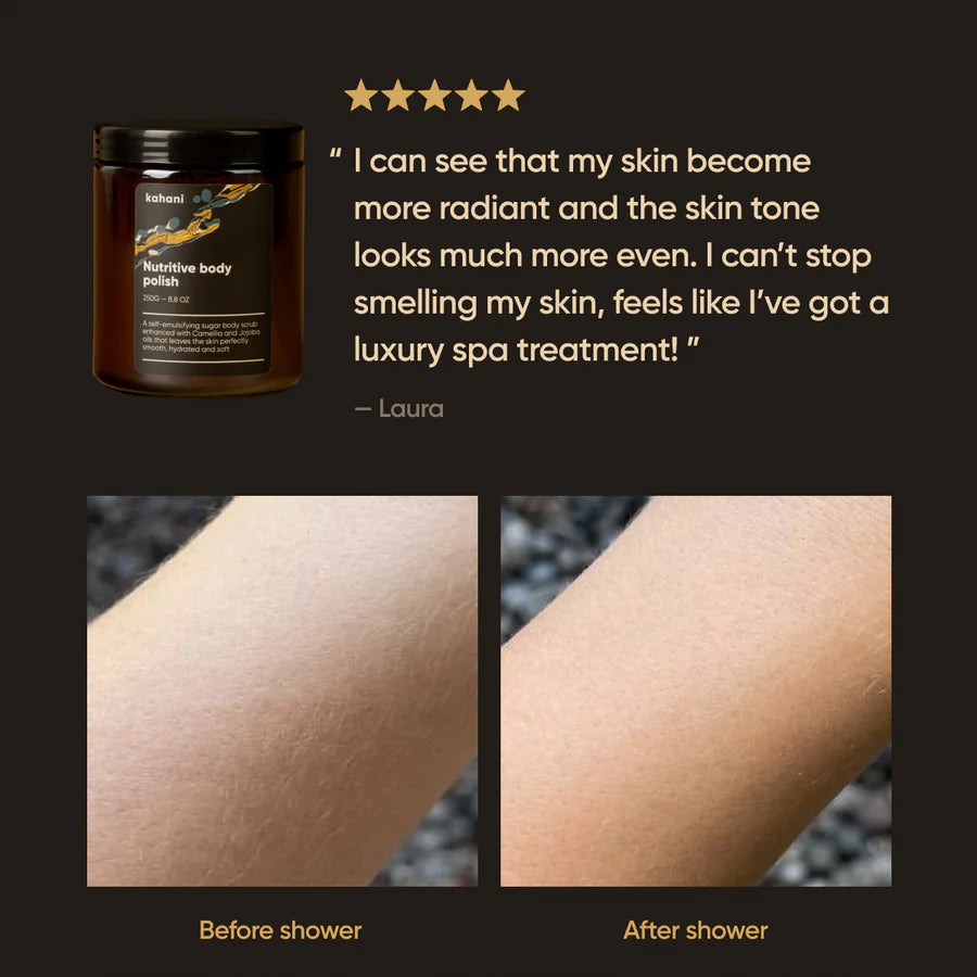 Nutritive body polish