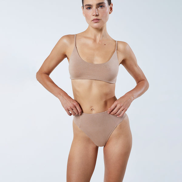 High-waisted thongs MIRRA – Dua the label