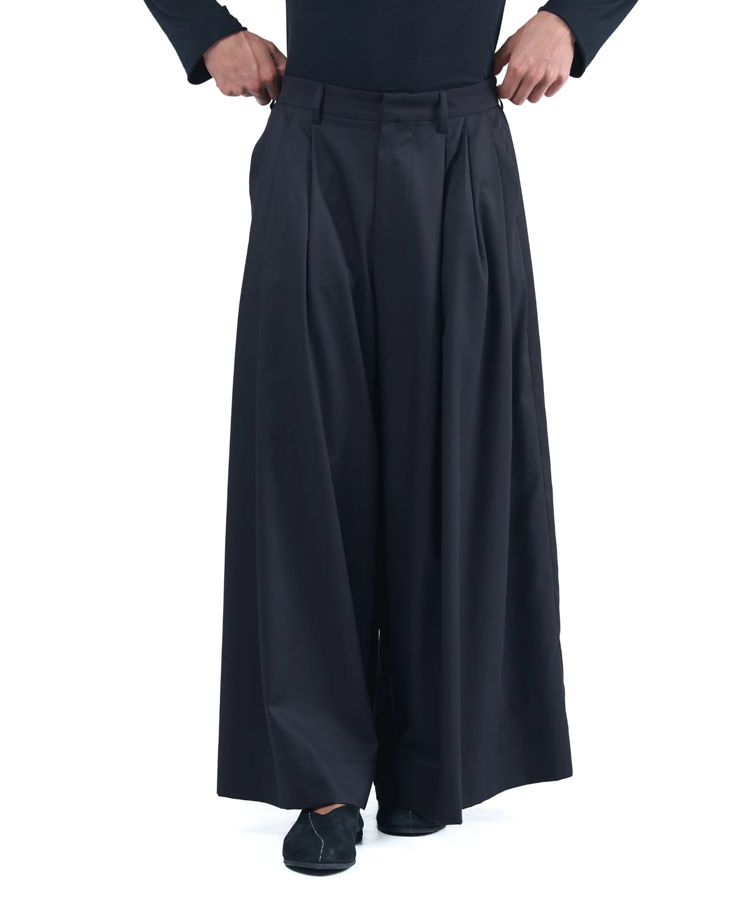 Black Japanese Hakama Pants
