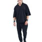 Oversized Vneck Top Relaxed 3/4