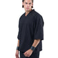 Oversized Vneck Top Relaxed 3/4