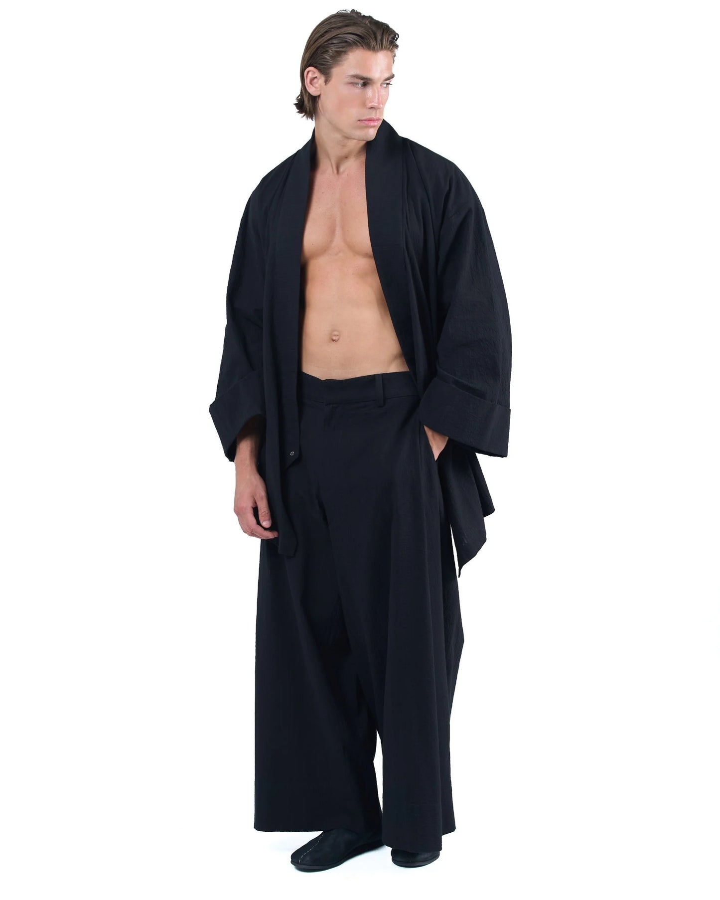 Thick Linen Trousers