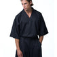 Oversized Vneck Kimono Top Wide Sleeve