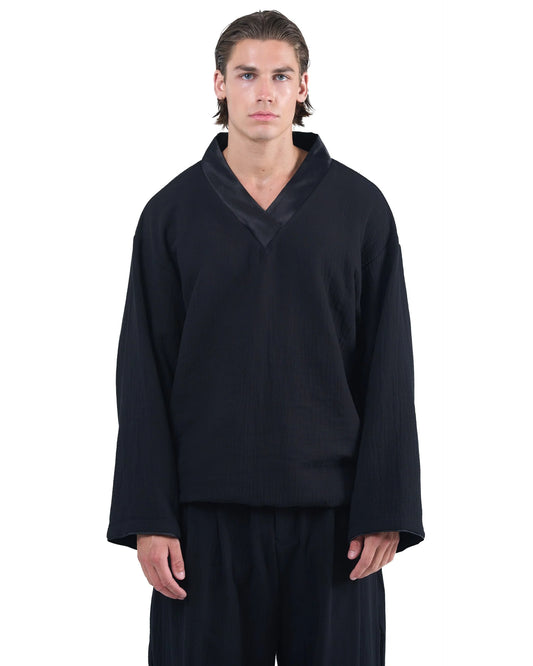 Oversized Top Wide Sleeves