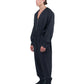Zip Jumpsuit Deep V Relaxed Fit