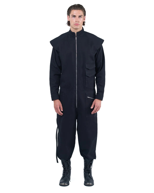 Pilot Jumpsuit Black Nasa
