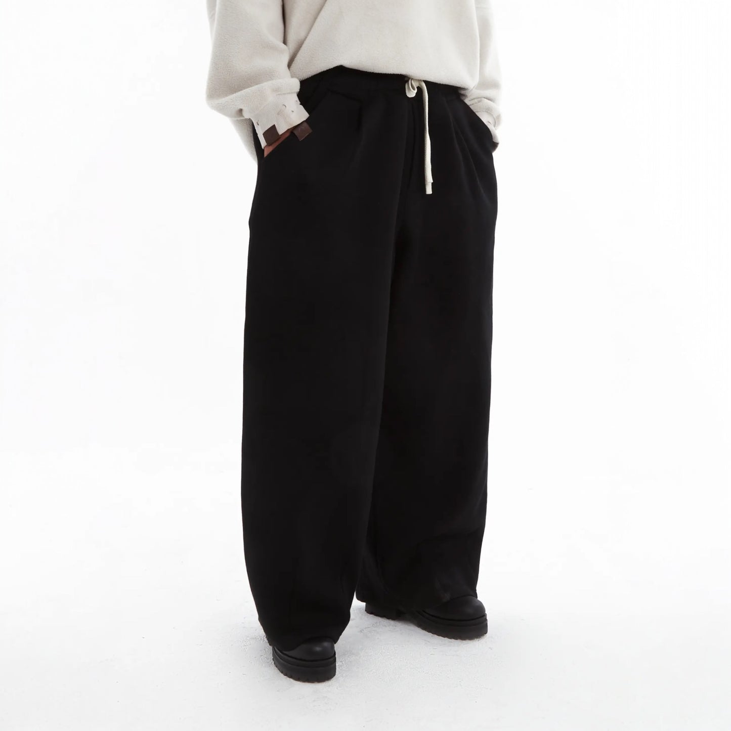 Boyfriend's pants black