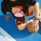 SILK VELVET TRACK SHORT RED