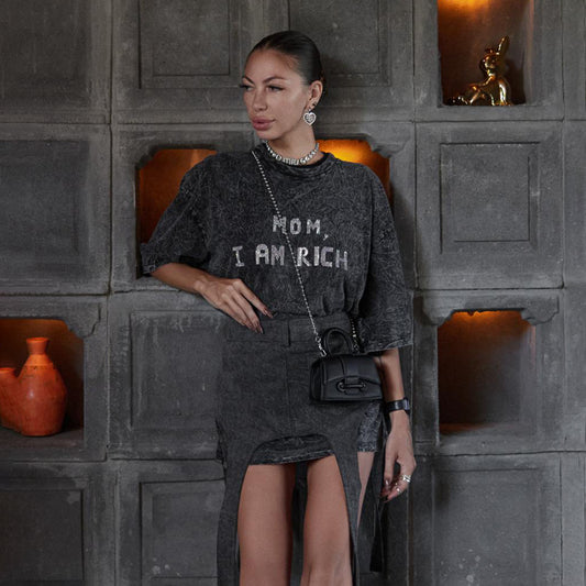 T-shirt "Mom, I'm rich"