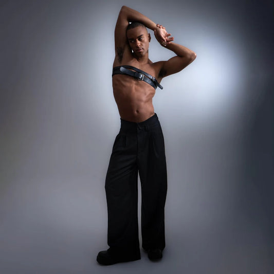 AVANT GARDE PANTS BLACK