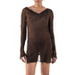 Albatross Dress Sheer Batik