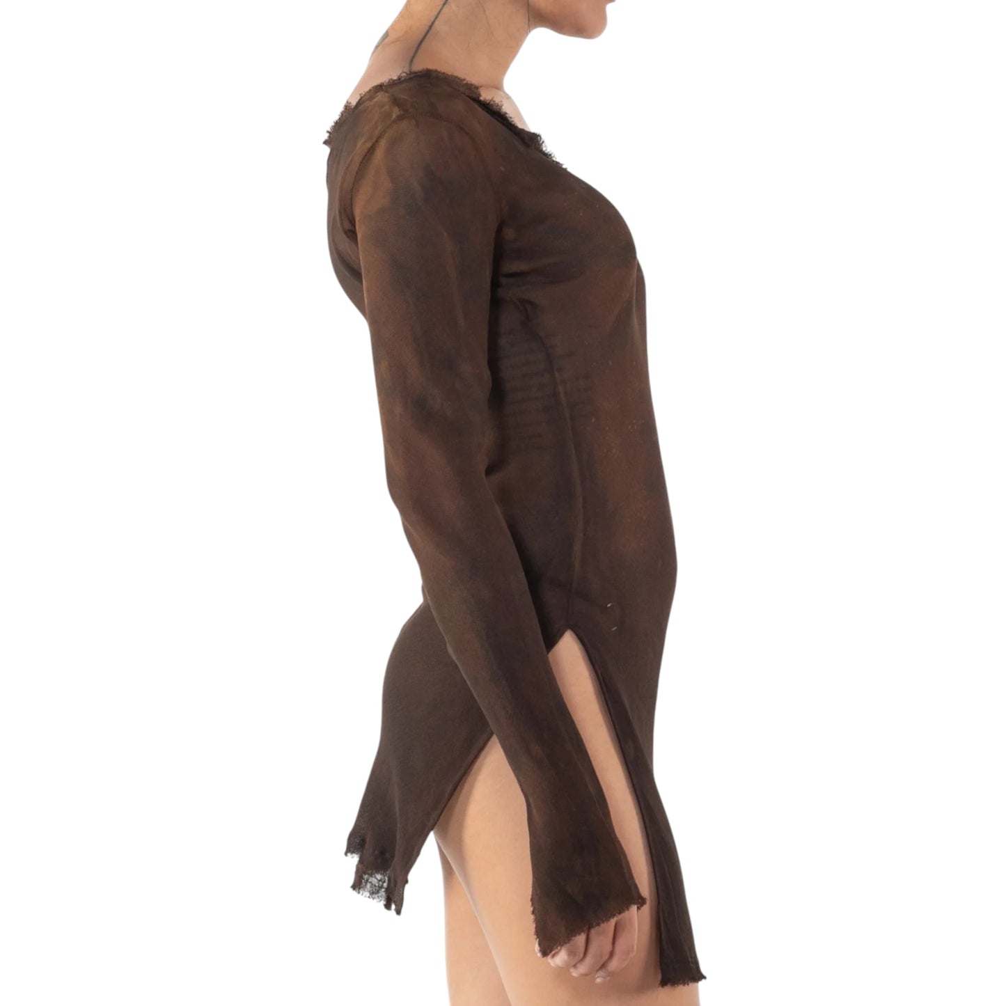 Albatross Dress Sheer Batik