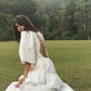 LOUISE Midi Dress in Off-White