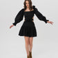 ADELE Black Mini Dress