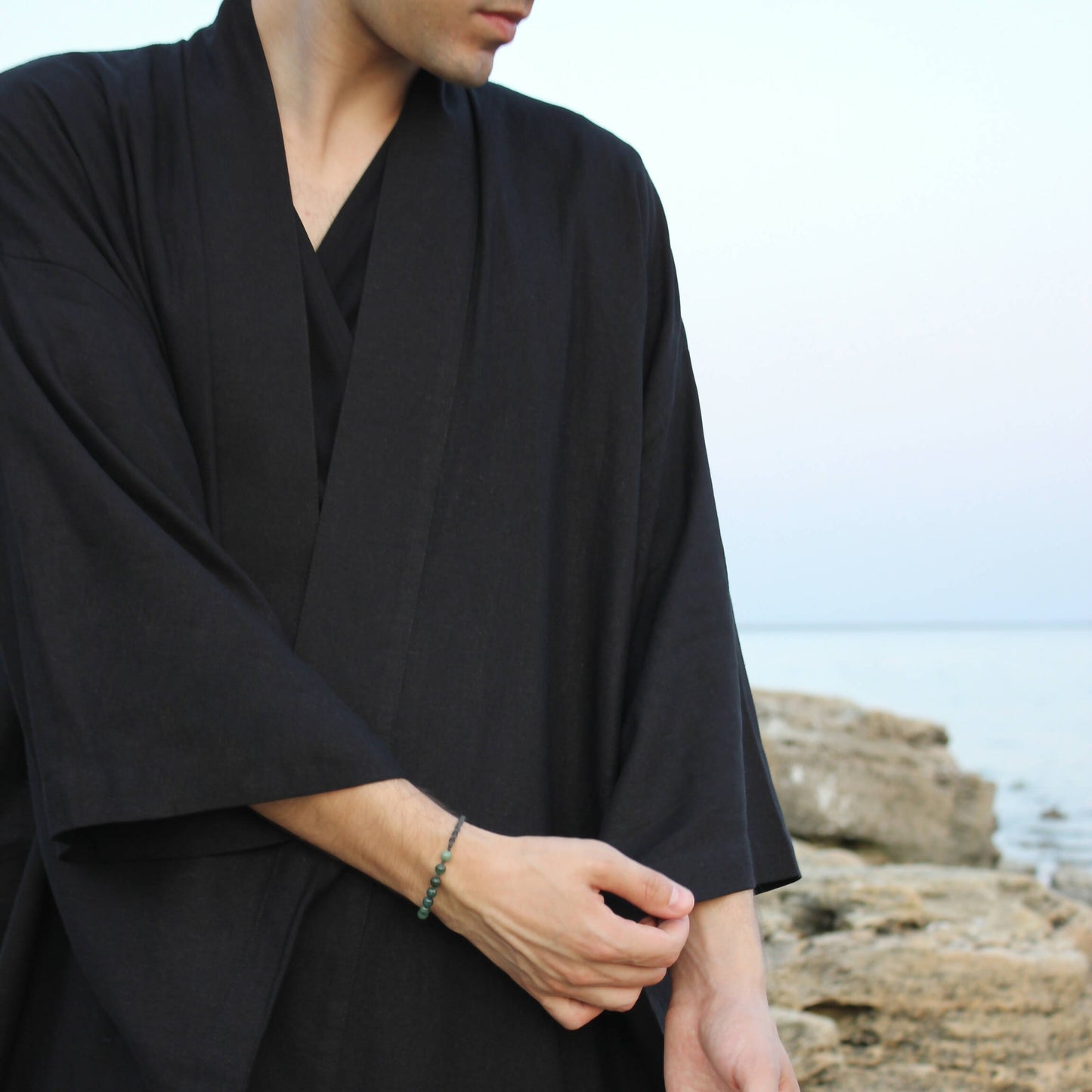 Linen Japanese Haori-jacket