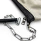 Gasmask bag on chain