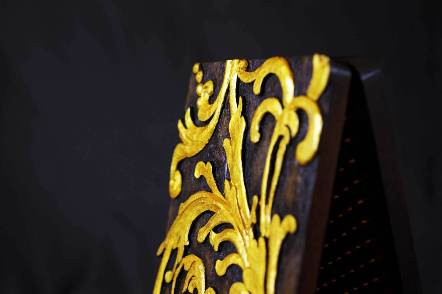Sadhu board with hand carved openwork pattern, premium quality.