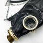 Gasmask bag on chain