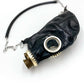 Gasmask bag on chain BLACK