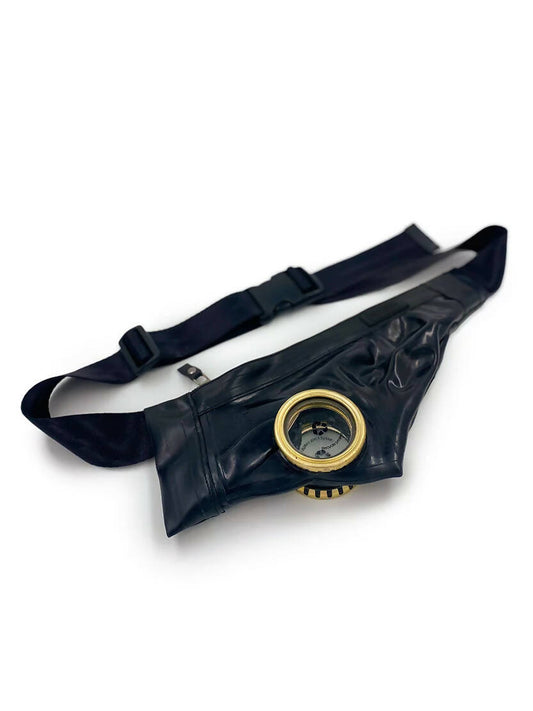 Gasmask bag on belt