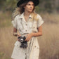 Art of Simplicity Dresses MADELYN Safari Shirt Dress
