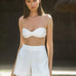 Art of Simplicity Tops Bandeau Top in Milky White