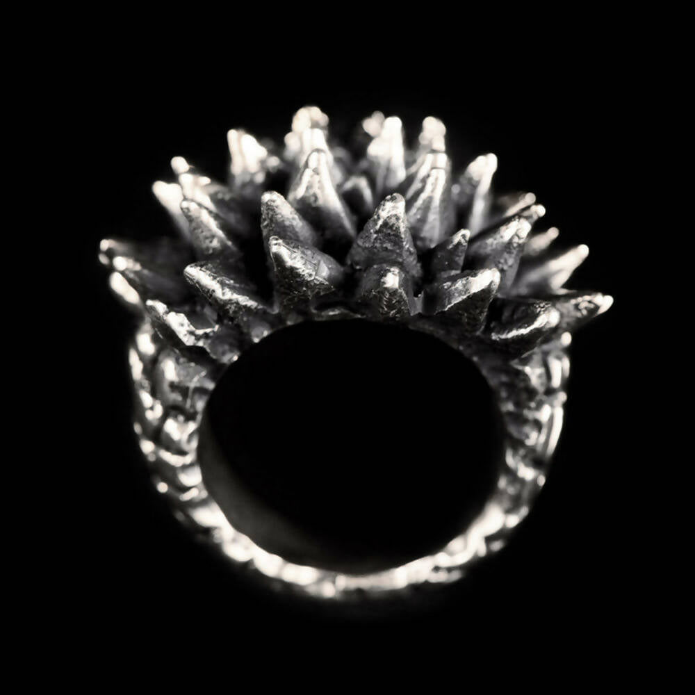 Spike ring sterling silver