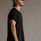 Black ultra lite twist tee - hedonist.bali