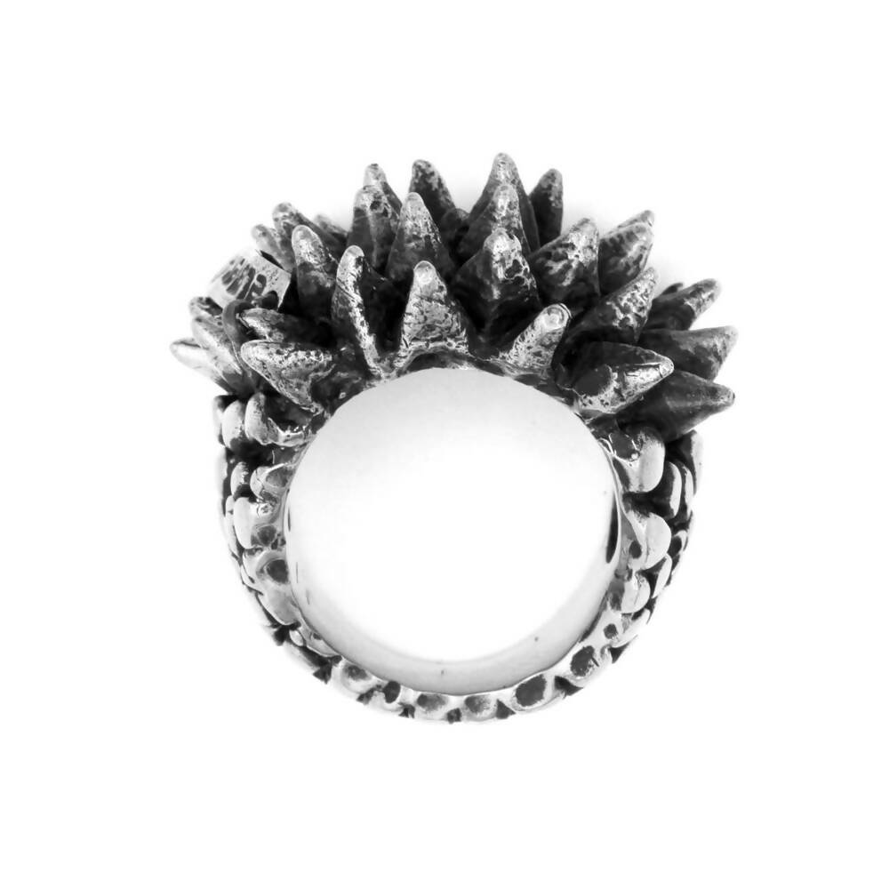 Spike ring sterling silver