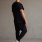 Black ultra lite twist tee - hedonist.bali