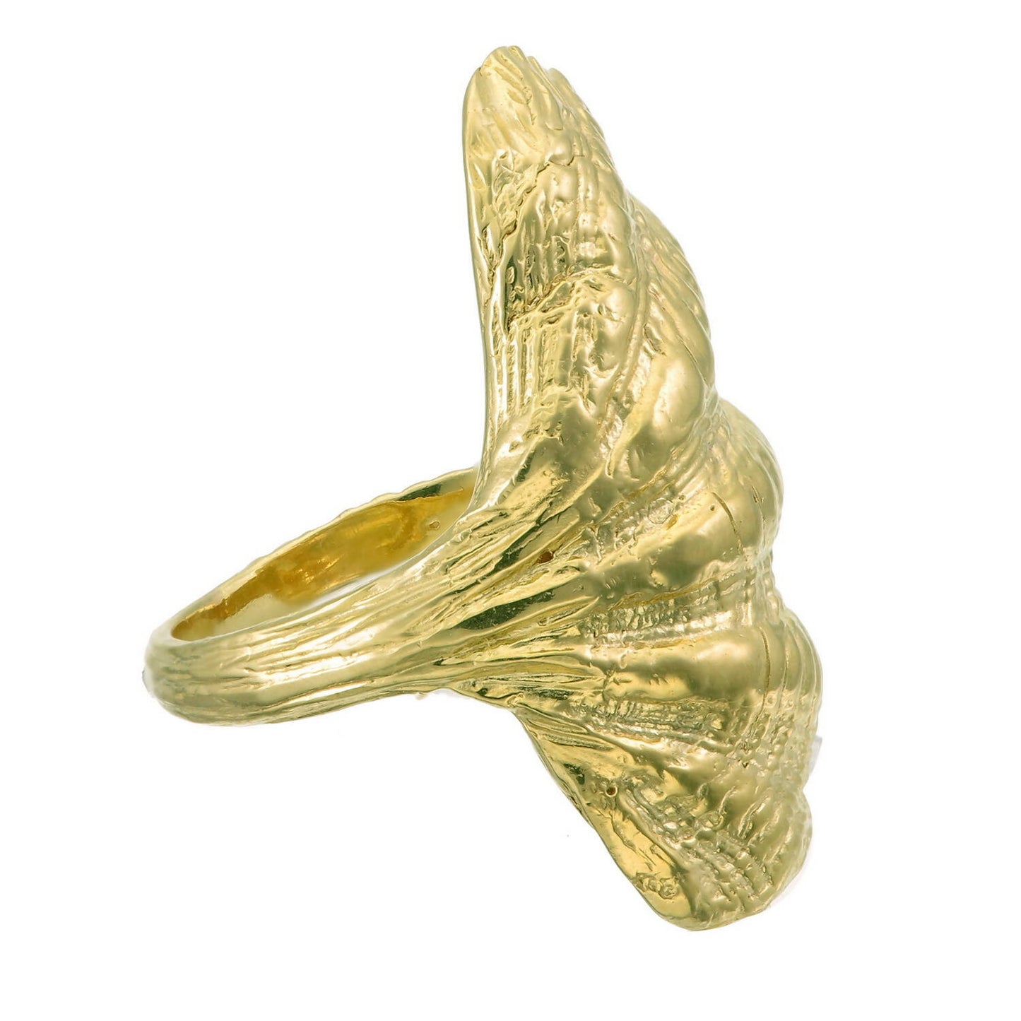 Clam shell ring