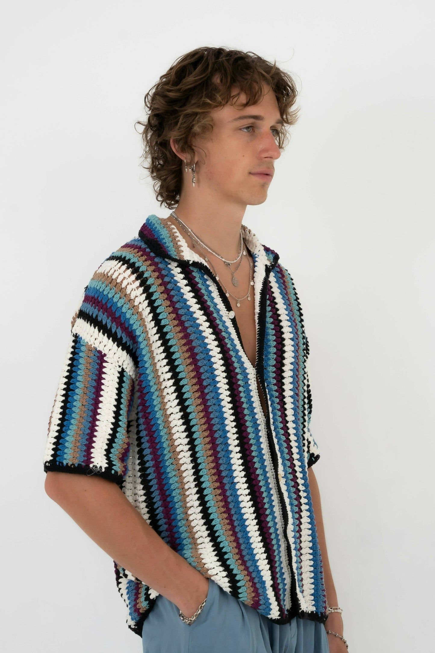 Aurora crochet shirt